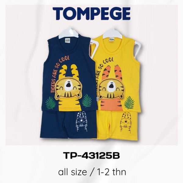 Setelan Singlet Anak Laki Cowok Tompege TP-43125B