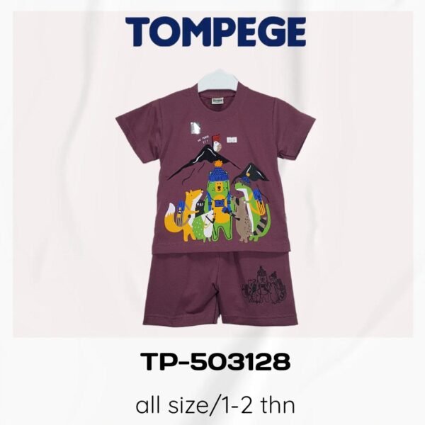 Tompege Setelan Oblong Kaos Anak Laki-Laki TP-503128 - Image 2