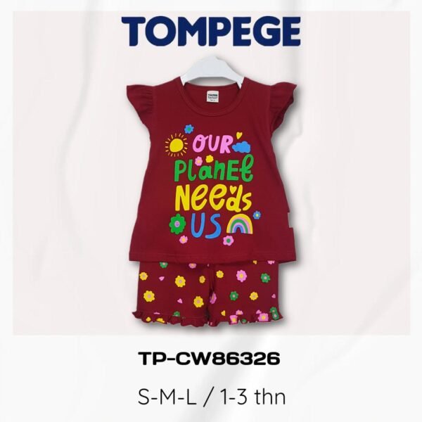 Tompege Setelan Anak Perempuan TP-86326 - Image 3