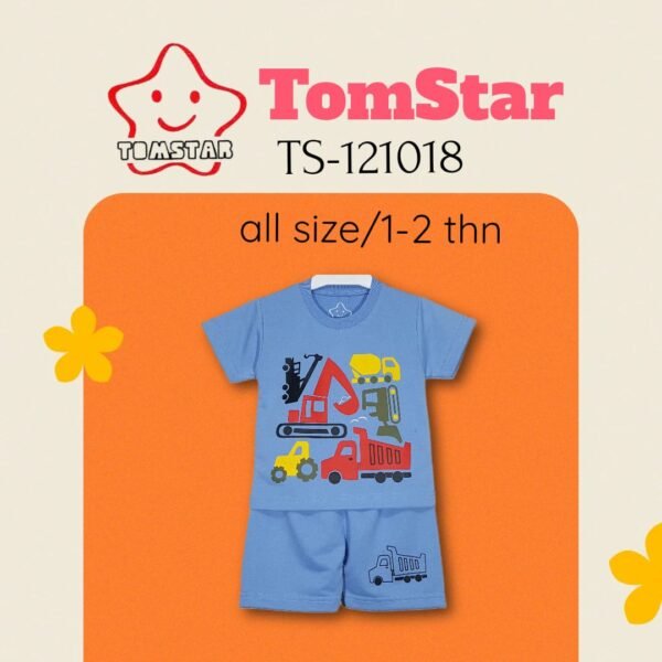 TomStar Setelan Oblong Kaos Anak Laki-Laki TS-121018 - Image 2