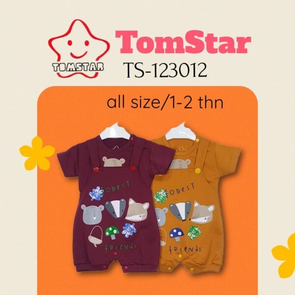 TomStar Setelan Jumpsuit Anak Laki Cowok TS-123012