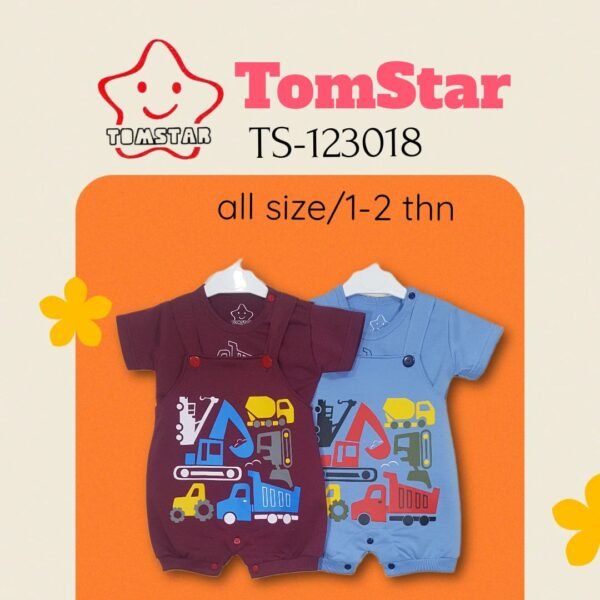 TomStar Setelan Jumpsuit Anak Laki Cowok TS-123018