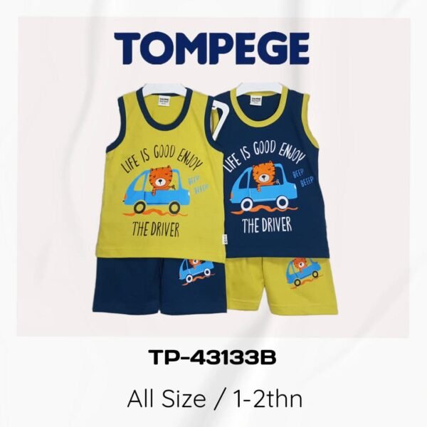 Setelan Singlet Anak Laki Cowok Tompege TP-43133B