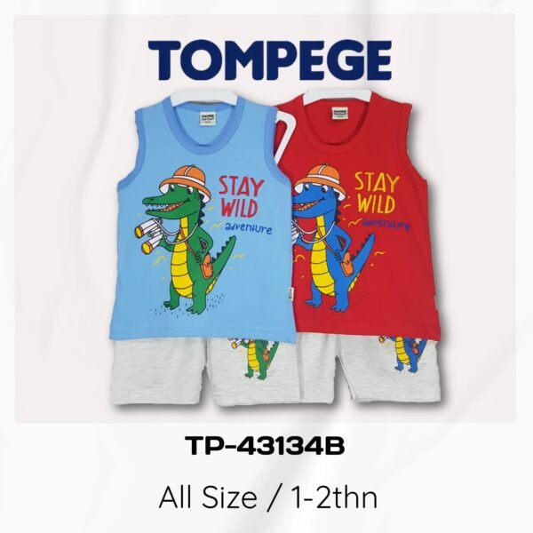 Setelan Singlet Anak Laki Cowok Tompege TP-43134B