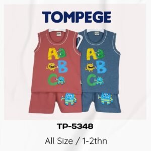 Setelan Singlet Anak Laki Cowok Tompege TP-5348