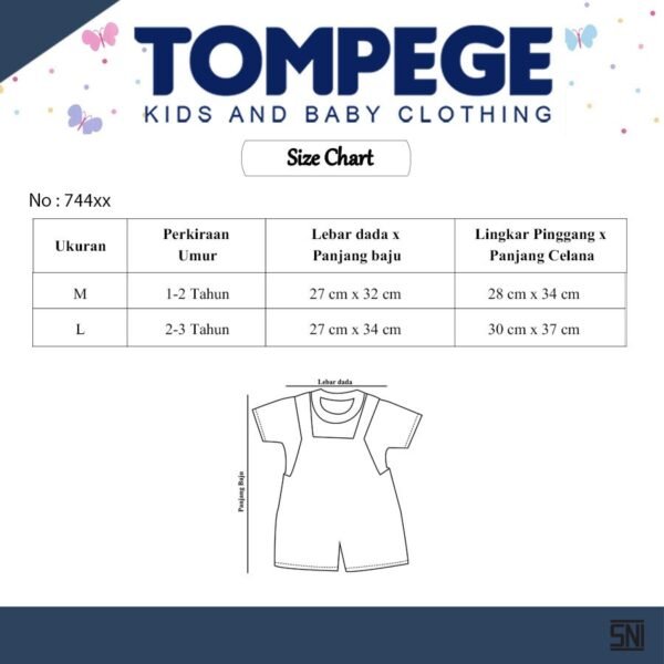 Jumpsuit Anak Laki Cowok Tompege Kaos TP-74406 - Image 4