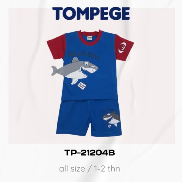Setelan Oblong Anak Laki Cowok Tompege TP-21204B - Image 4