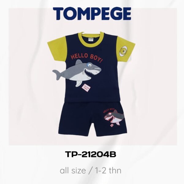 Setelan Oblong Anak Laki Cowok Tompege TP-21204B - Image 5