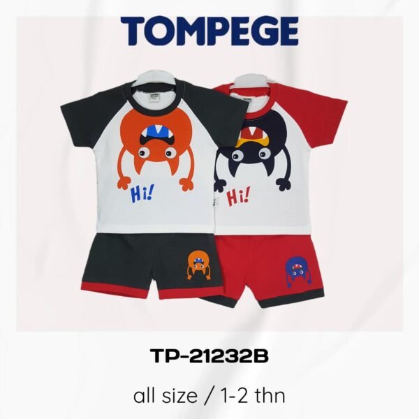 Setelan Oblong Anak Laki Cowok Tompege TP-21232B