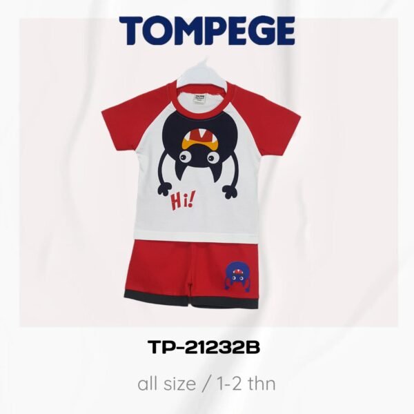 Setelan Oblong Anak Laki Cowok Tompege TP-21232B - Image 2