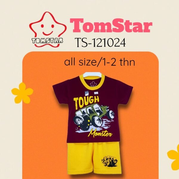 TomStar Setelan Oblong Kaos Anak Laki-Laki TS-121024 - Image 2