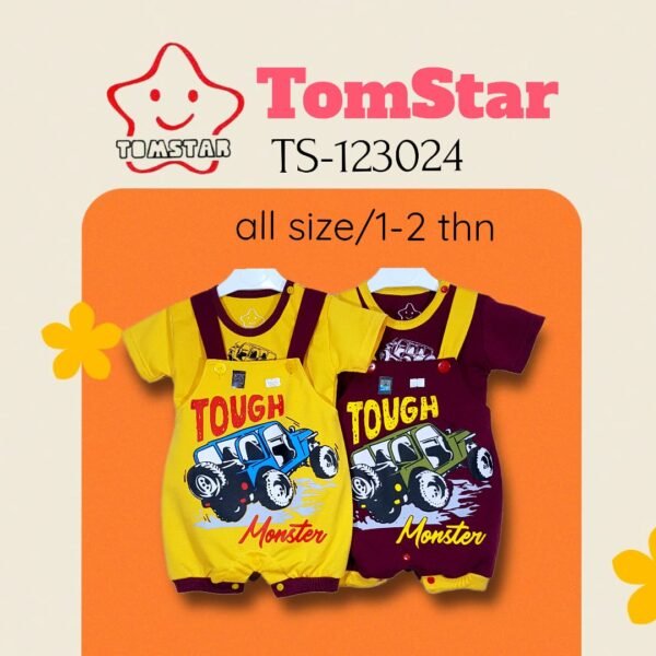 TomStar Setelan Jumpsuit Anak Laki Cowok TS-123024