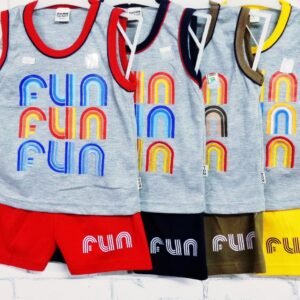 Setelan Singlet Anak Laki Cowok Tompege TP-5367