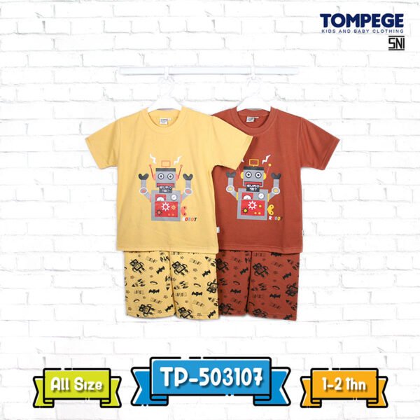 Tompege Setelan Oblong Kaos Anak Laki-Laki TP-503107