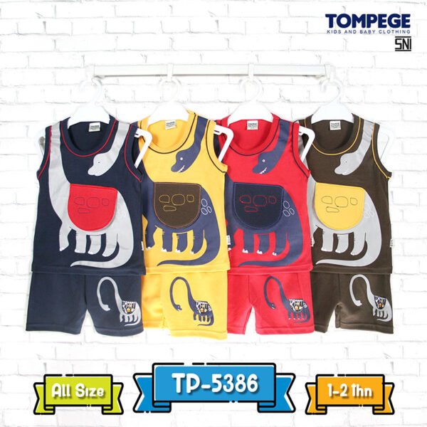 Setelan Singlet Anak Laki Cowok Tompege TP-5386