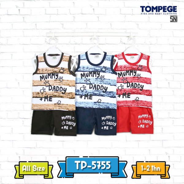 Setelan Singlet Anak Laki Cowok Tompege TP-5755