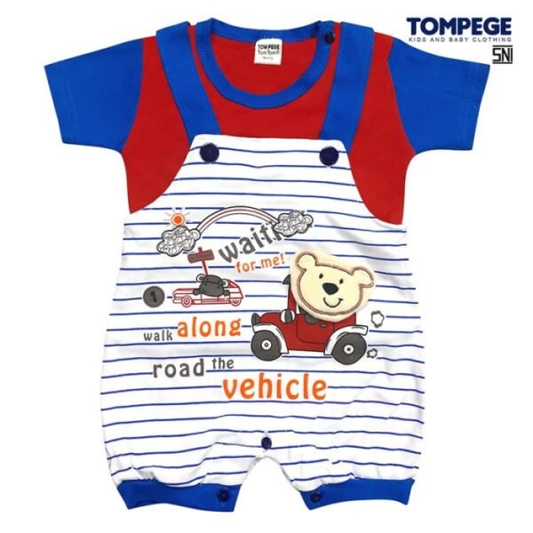 Setelan Jumpsuit Anak Laki Cowok Bear TP-7414 - Image 3