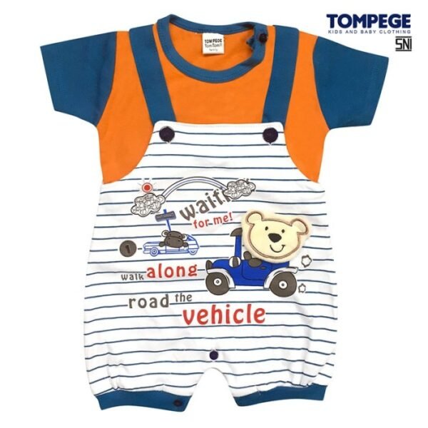 Setelan Jumpsuit Anak Laki Cowok Bear TP-7414 - Image 4