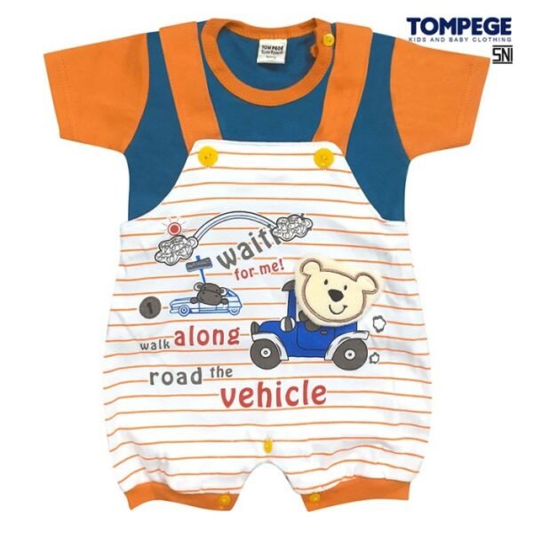 Setelan Jumpsuit Anak Laki Cowok Bear TP-7414 - Image 5