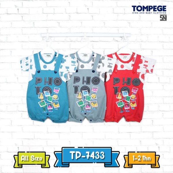 Setelan Jumpsuit Anak Laki Cowok TP-7433
