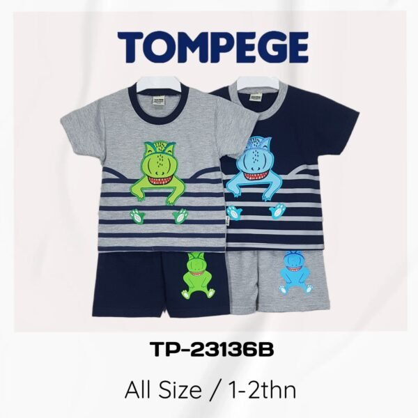 Setelan Oblong Anak Laki Cowok Tompege TP-23136B