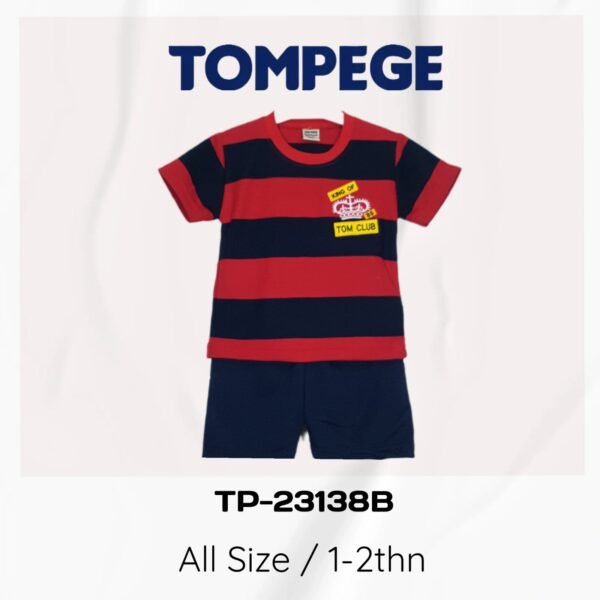 Setelan Oblong Anak Laki Cowok Tompege TP-23138B - Image 3