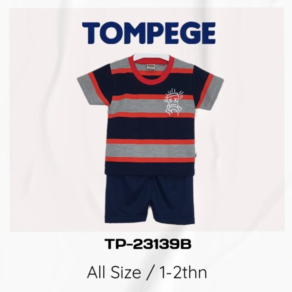 Setelan Oblong Anak Laki Cowok Tompege TP-23139B - Image 2
