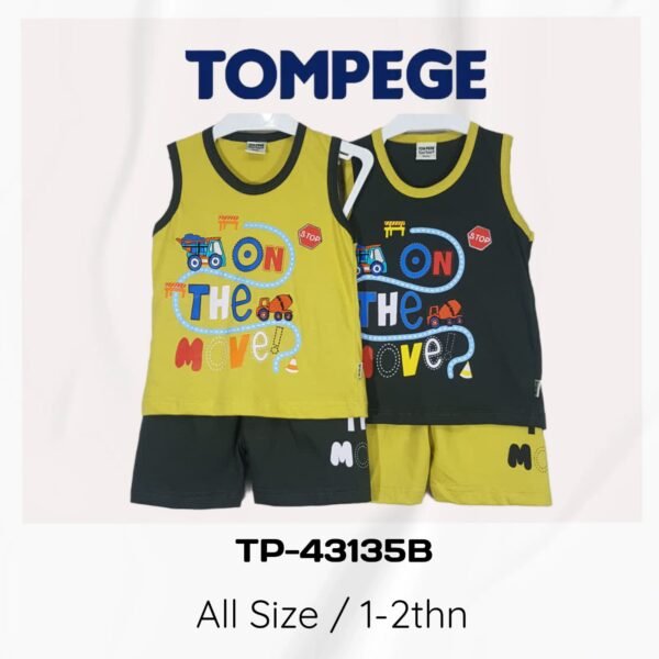 Setelan Singlet Anak Laki Cowok Tompege TP-43135B