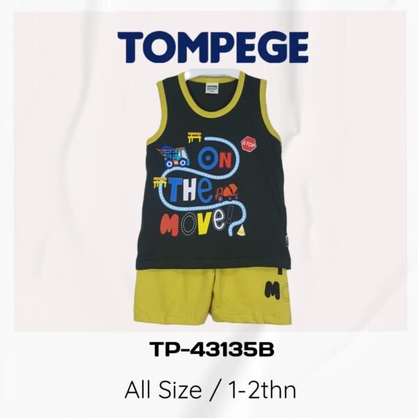 Setelan Singlet Anak Laki Cowok Tompege TP-43135B - Image 2