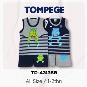 Setelan Singlet Anak Laki Cowok Tompege TP-43136B