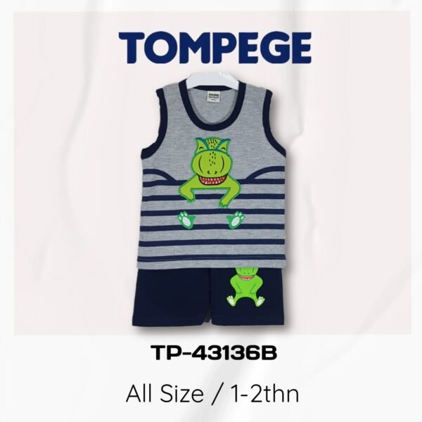 Setelan Singlet Anak Laki Cowok Tompege TP-43136B - Image 2