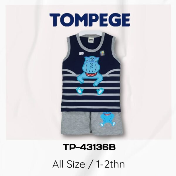 Setelan Singlet Anak Laki Cowok Tompege TP-43136B - Image 3