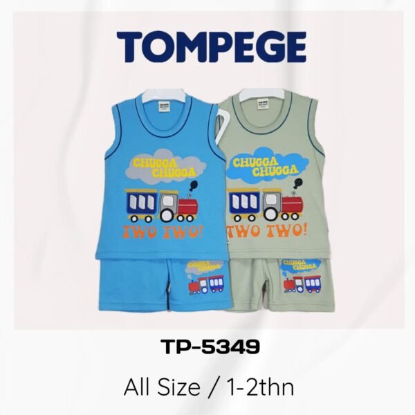 Setelan Singlet Anak Laki Cowok Tompege TP-5349