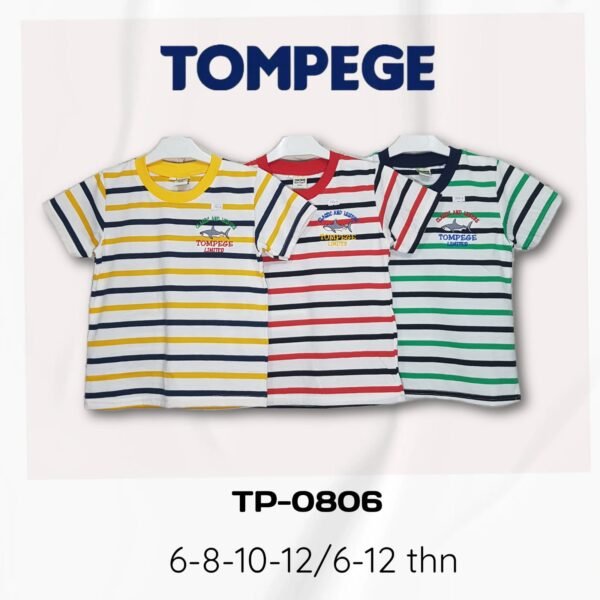 Tompege Kaos Atasan Oblong Anak Laki Cowok TP-0806