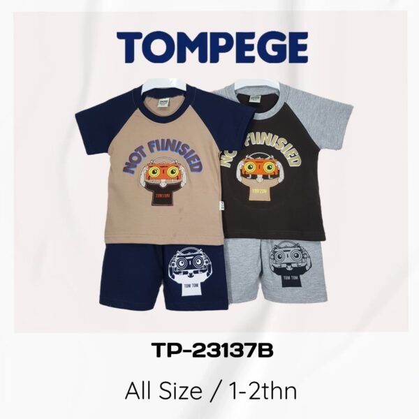 Setelan Oblong Anak Laki Cowok Tompege TP-23137B