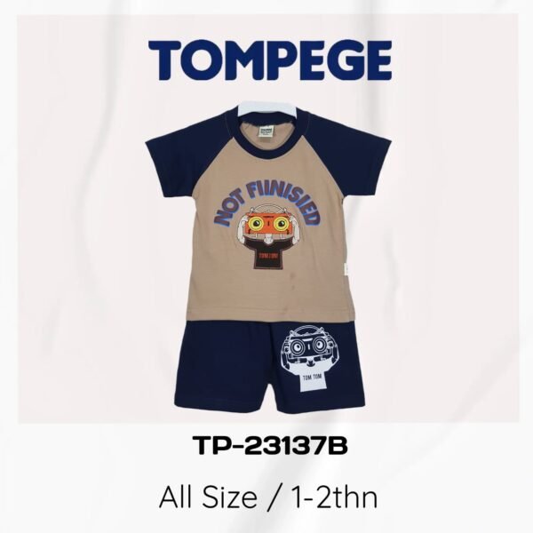 Setelan Oblong Anak Laki Cowok Tompege TP-23137B - Image 3