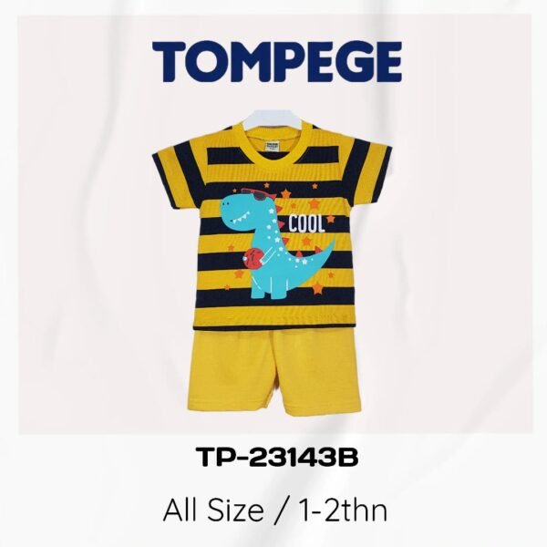 Setelan Oblong Anak Laki Cowok Tompege TP-23143B - Image 2