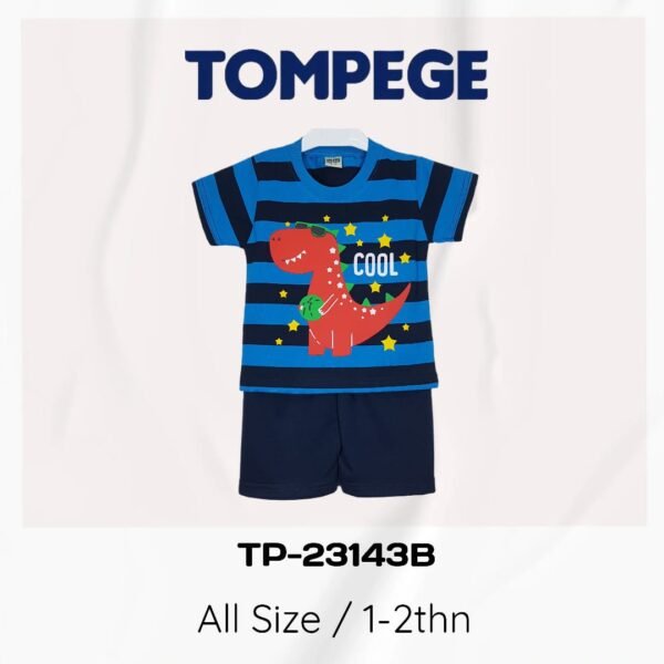 Setelan Oblong Anak Laki Cowok Tompege TP-23143B - Image 3