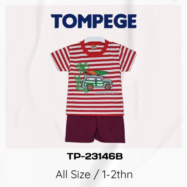 Setelan Oblong Anak Laki Cowok Tompege TP-23146B - Image 2