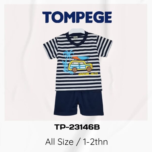 Setelan Oblong Anak Laki Cowok Tompege TP-23146B - Image 3