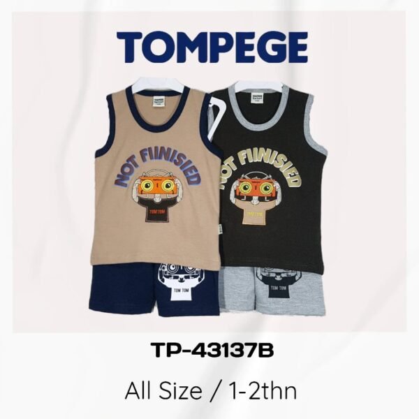 Setelan Singlet Anak Laki Cowok Tompege TP-43137B