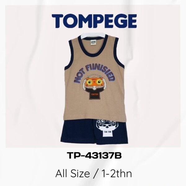 Setelan Singlet Anak Laki Cowok Tompege TP-43137B - Image 2