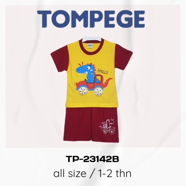 Setelan Oblong Anak Laki Cowok Tompege TP-23142B - Image 2