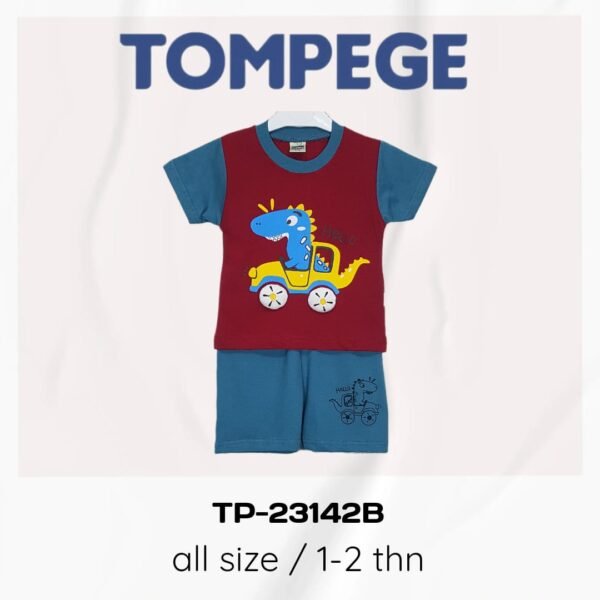 Setelan Oblong Anak Laki Cowok Tompege TP-23142B - Image 3