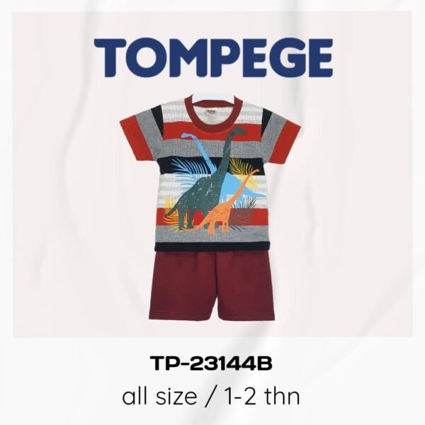Setelan Oblong Anak Laki Cowok Tompege TP-23144B - Image 3