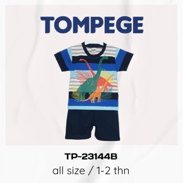 Setelan Oblong Anak Laki Cowok Tompege TP-23144B - Image 4