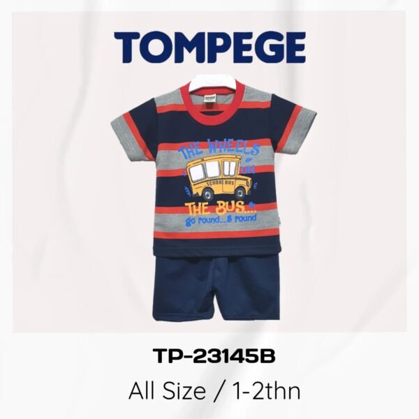 Setelan Oblong Anak Laki Cowok Tompege TP-23145B - Image 3