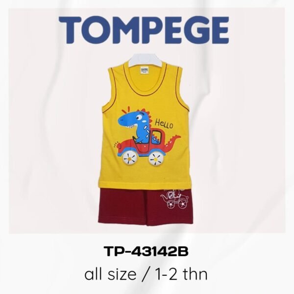 Setelan Singlet Anak Laki Cowok Tompege TP-43142B - Image 2