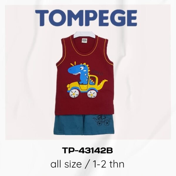 Setelan Singlet Anak Laki Cowok Tompege TP-43142B - Image 3