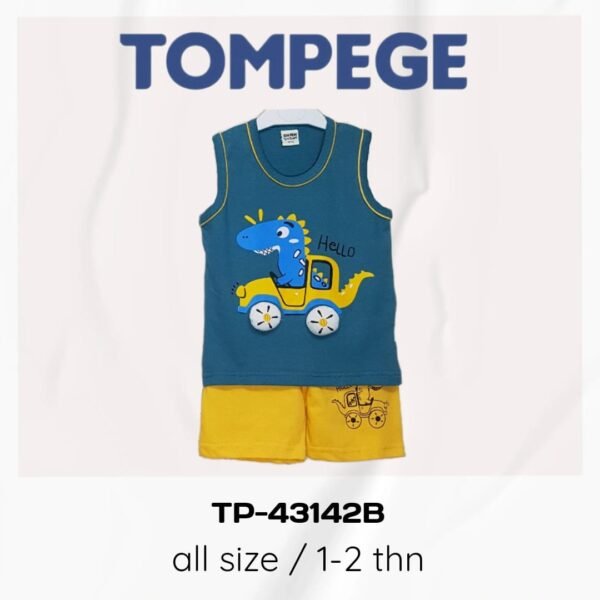 Setelan Singlet Anak Laki Cowok Tompege TP-43142B - Image 4